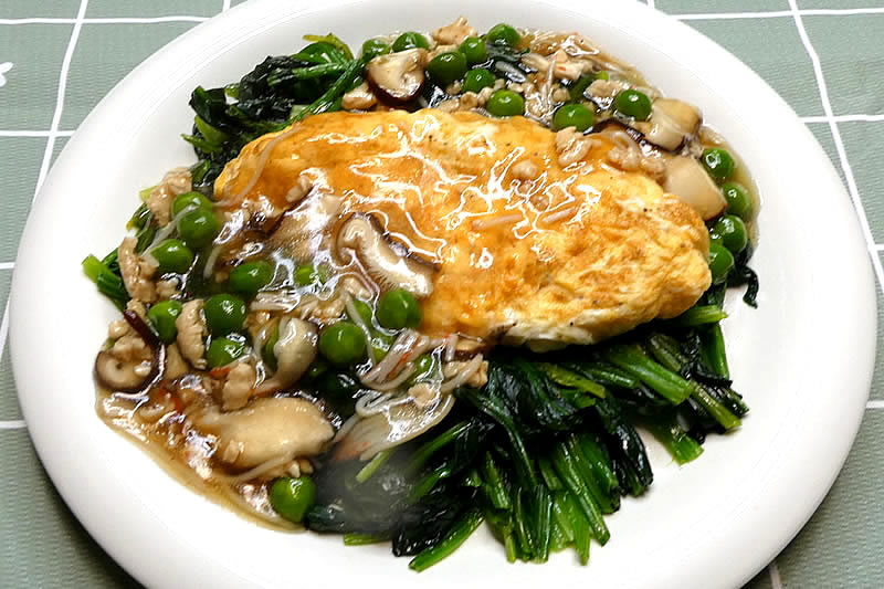 あんかけオムレツ