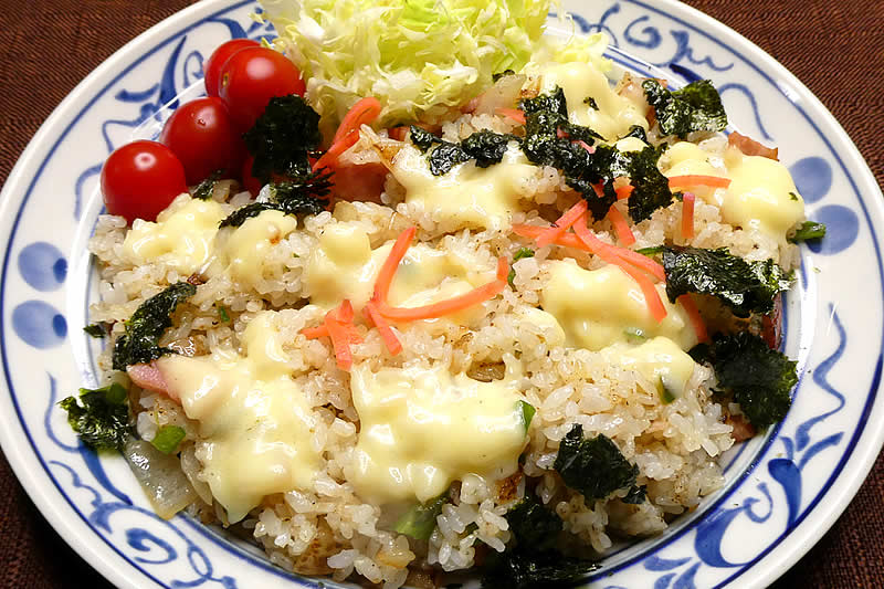 チーズ炒めご飯