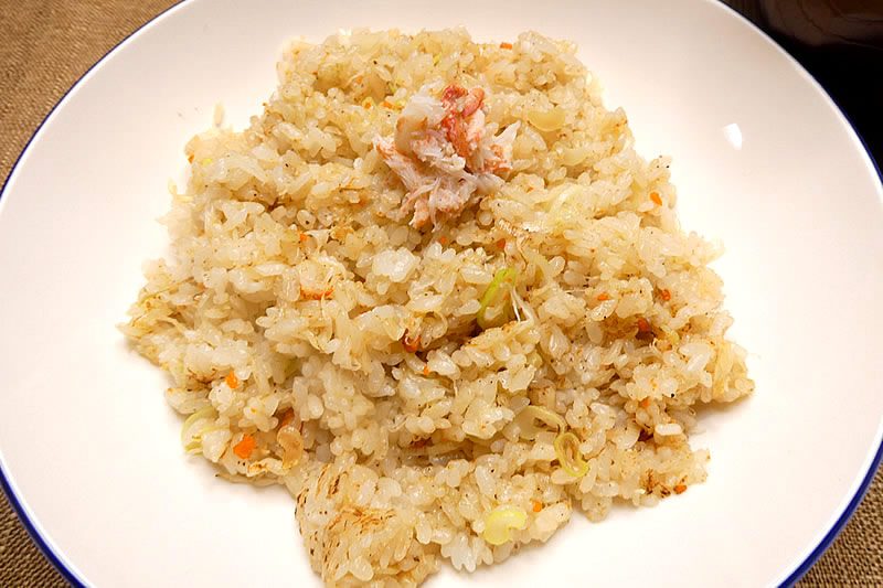 カニ炒めご飯