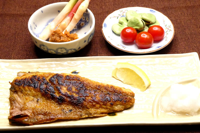 鯖のカレームニエル